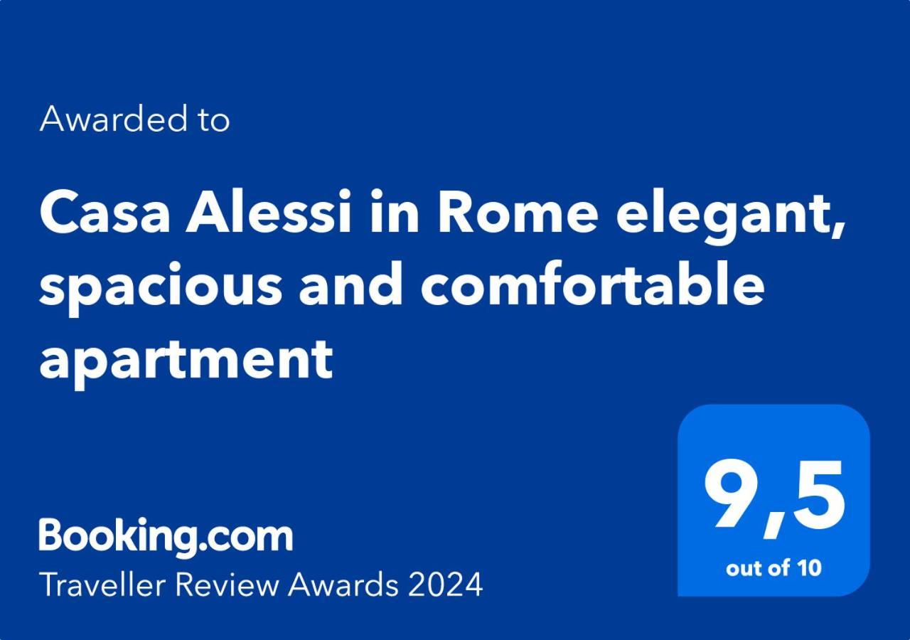 Casa Alessi In Rome Elegant, Spacious And Comfortable Apartment Exteriör bild